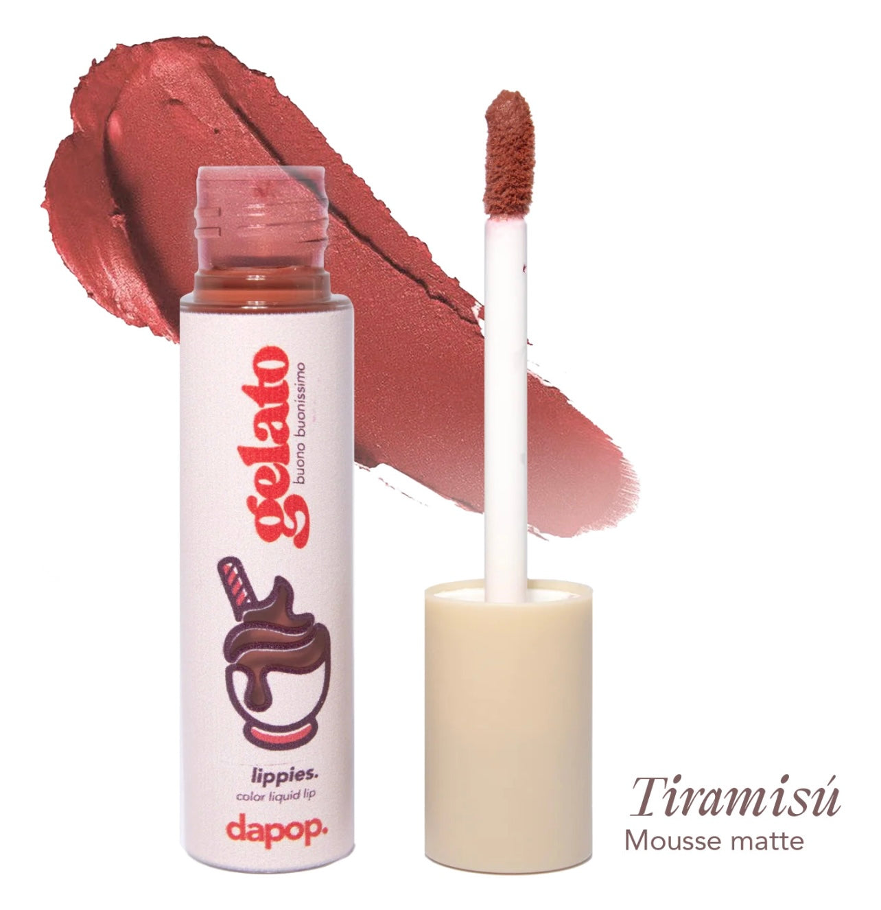 Set 6 Pzas Labiales Gloss Tinta Labial Mousse Gelato Dapop