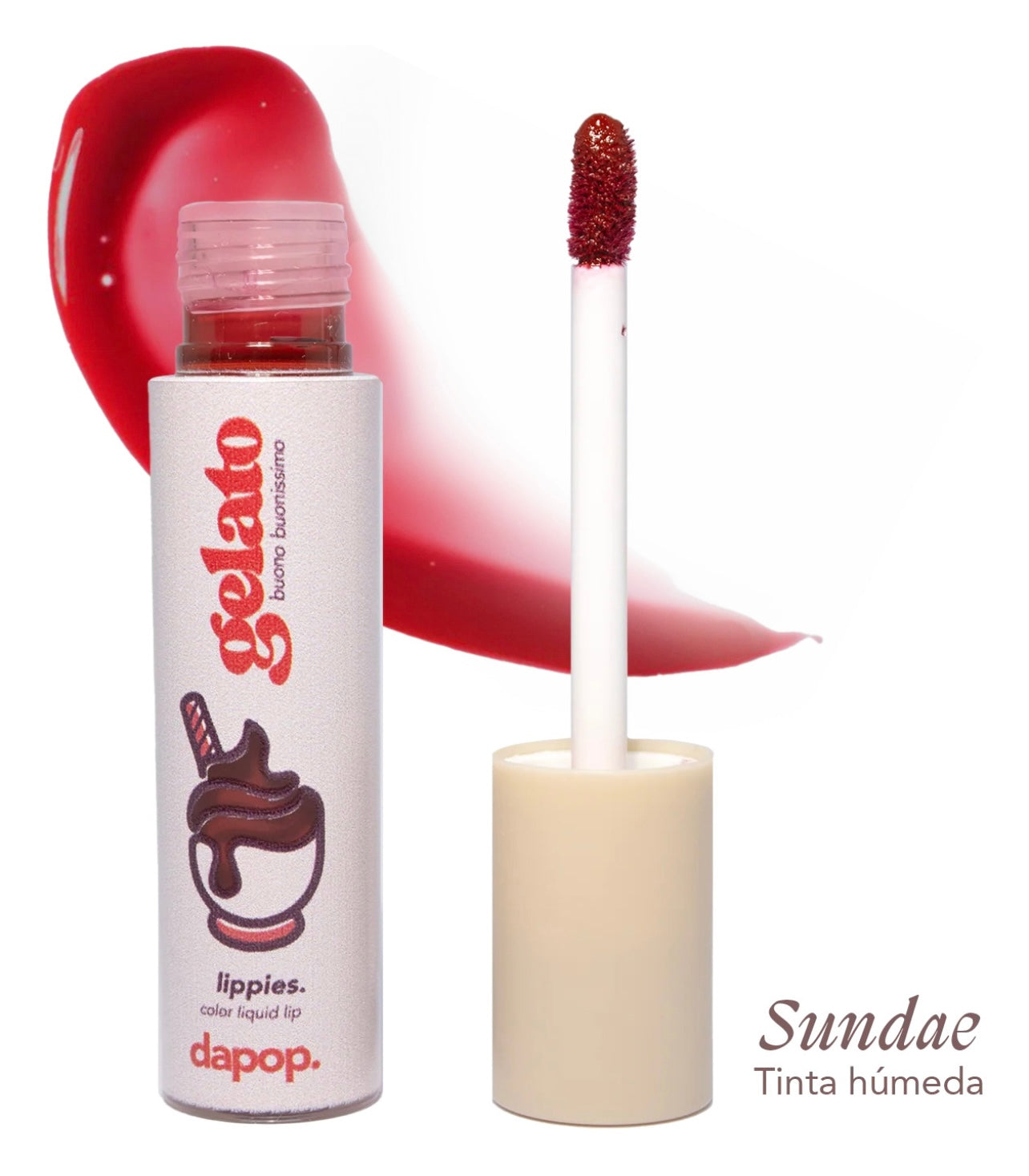 Set 6 Pzas Labiales Gloss Tinta Labial Mousse Gelato Dapop