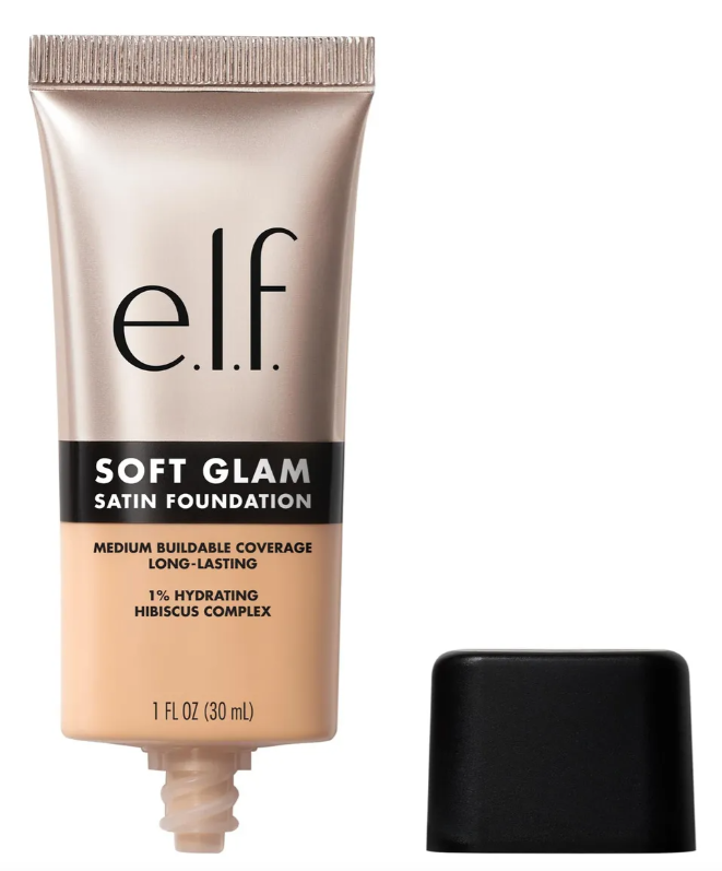Foundation E.l.f. Soft Glam, cobertura media, 23, luz fría