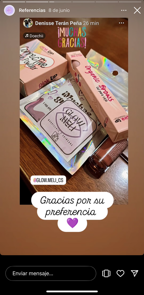Captura de pantalla de testimonio