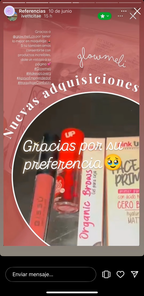 Captura de pantalla de testimonio
