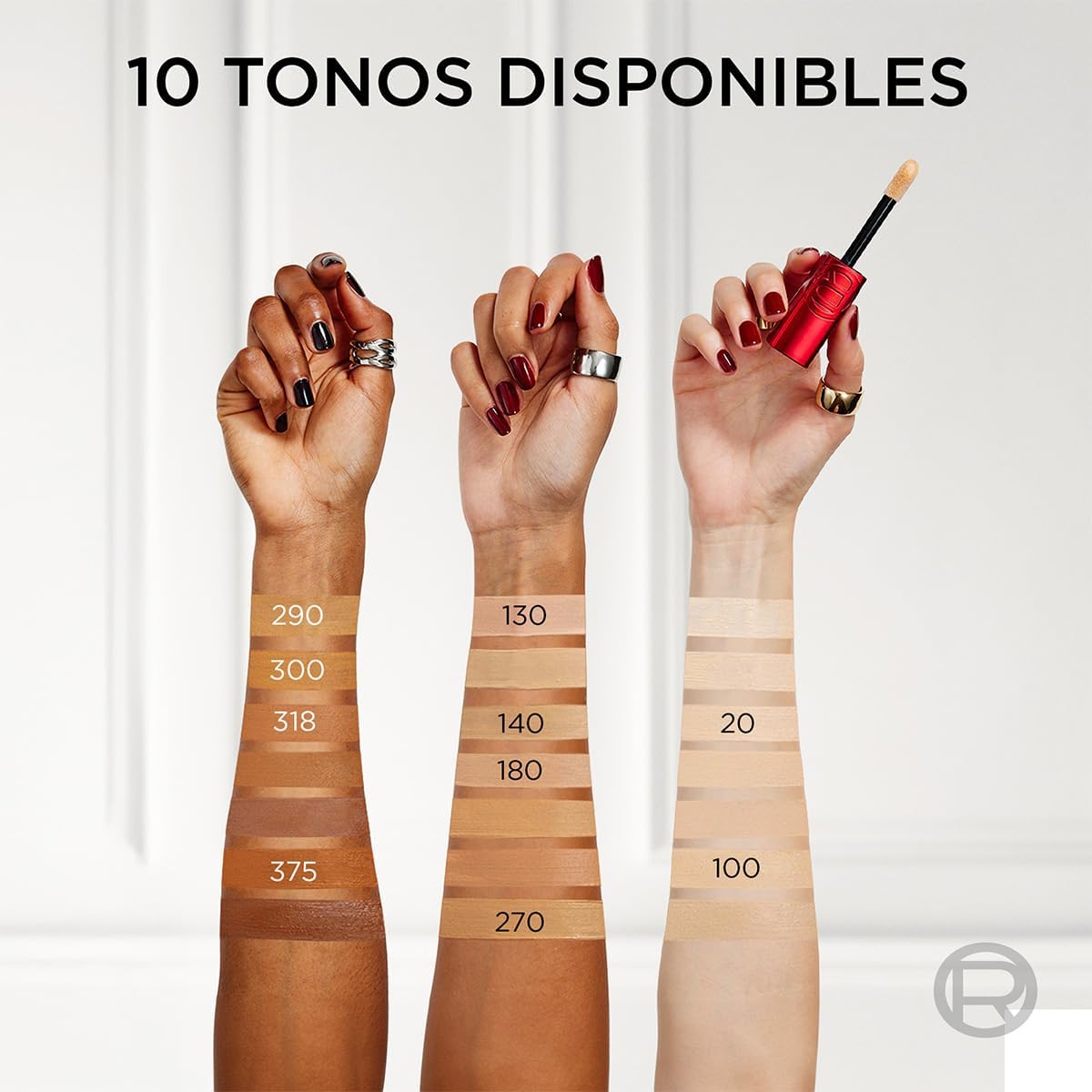 L'Oréal Paris Infallible Skin Ink Base de maquillaje y corrector 2 en 1 de larga duración y resistente a transferencias