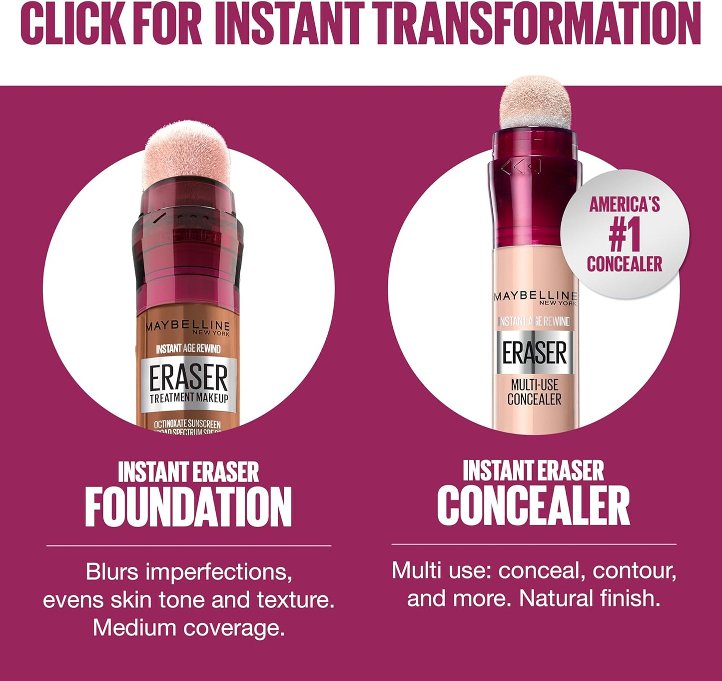 Maybelline Base de Maquillaje Instant Age Rewind Eraser Treatment Makeup