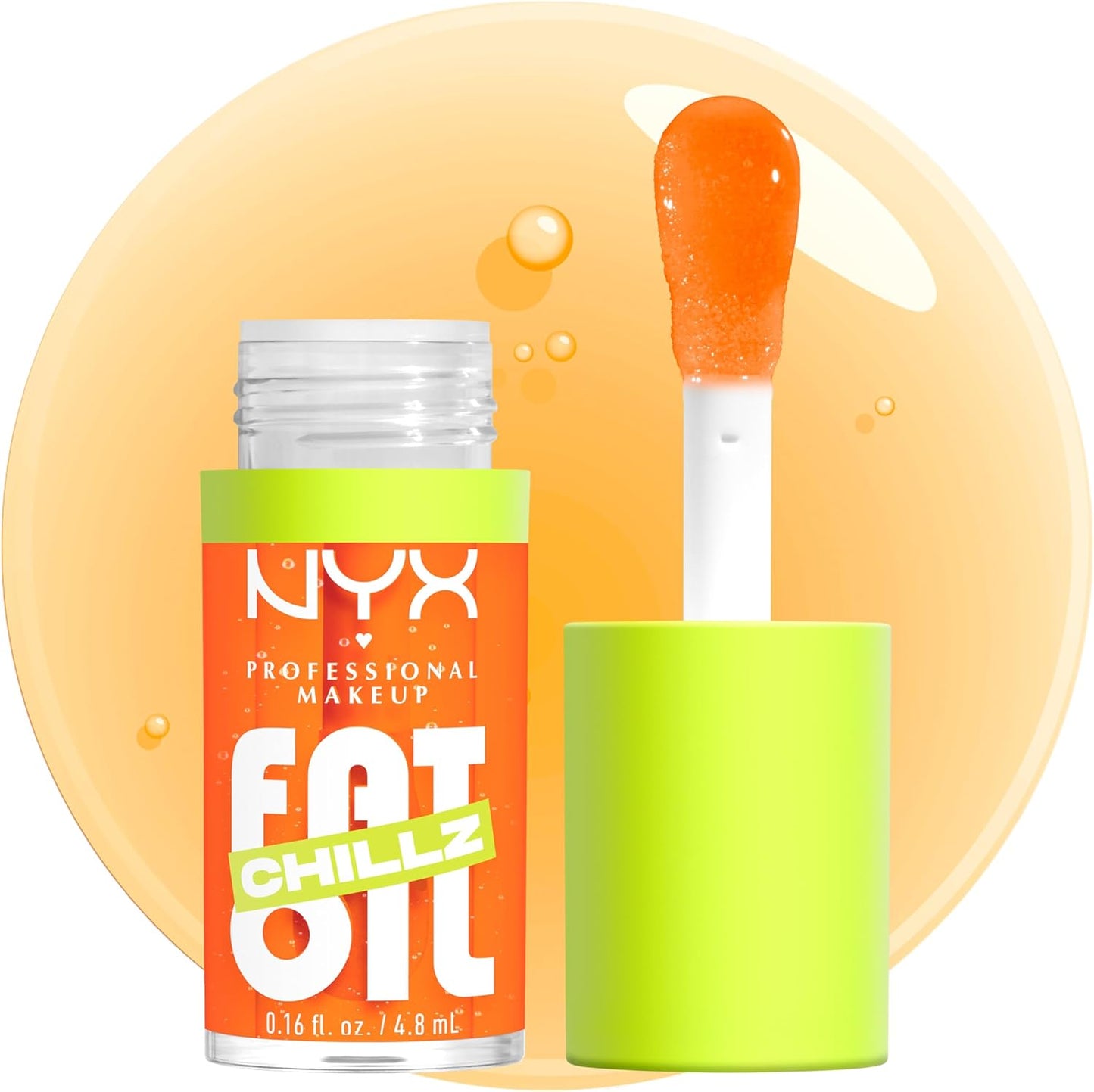Nyx Professional Makeup Fat Oil Chillz. Gloss Brillo labial hidratante con efecto jugoso