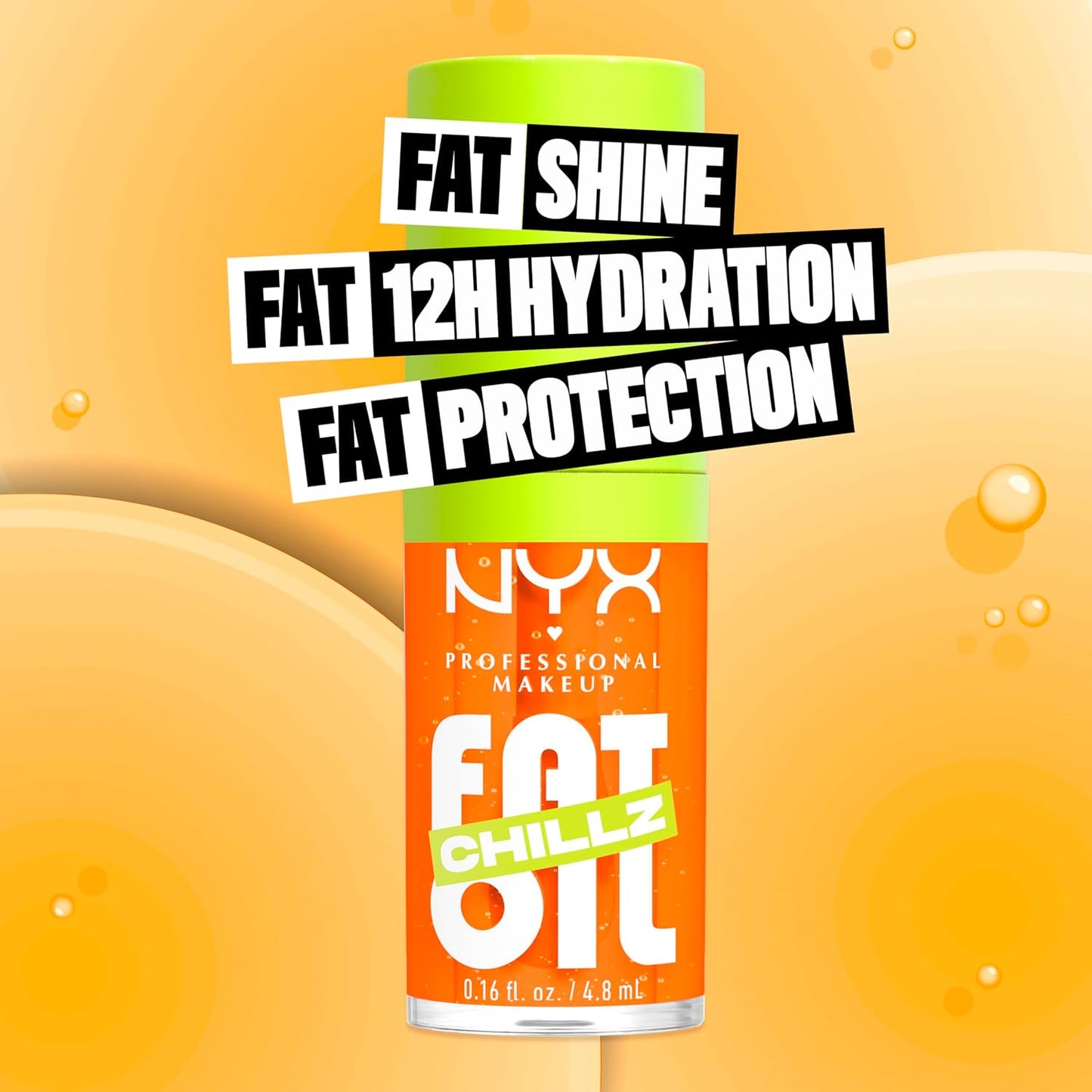Nyx Professional Makeup Fat Oil Chillz. Gloss Brillo labial hidratante con efecto jugoso