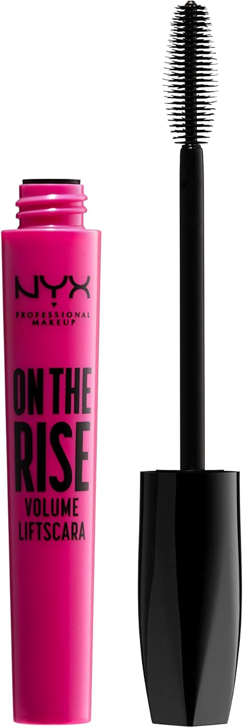 Nyx Professional Makeup, On The Rise Mascara de pestanas voluminizadora Tono negro