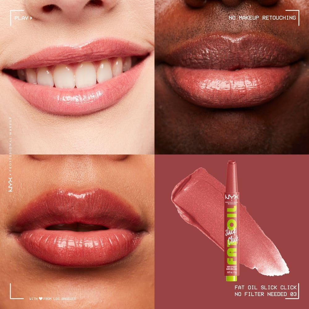 NYX Fat Oil Slick Click Brillo de labios en barra