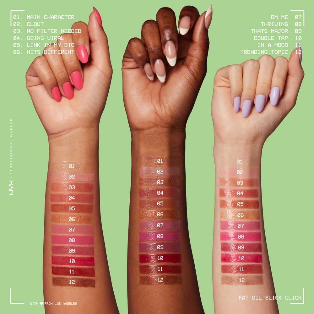NYX Fat Oil Slick Click Brillo de labios en barra