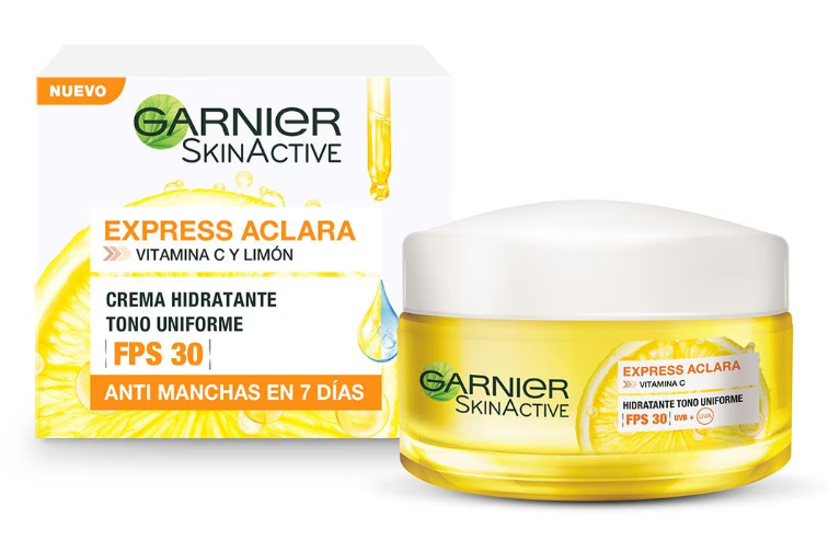 Garnier Express Aclara Gel crema hidratante con Vitamina C