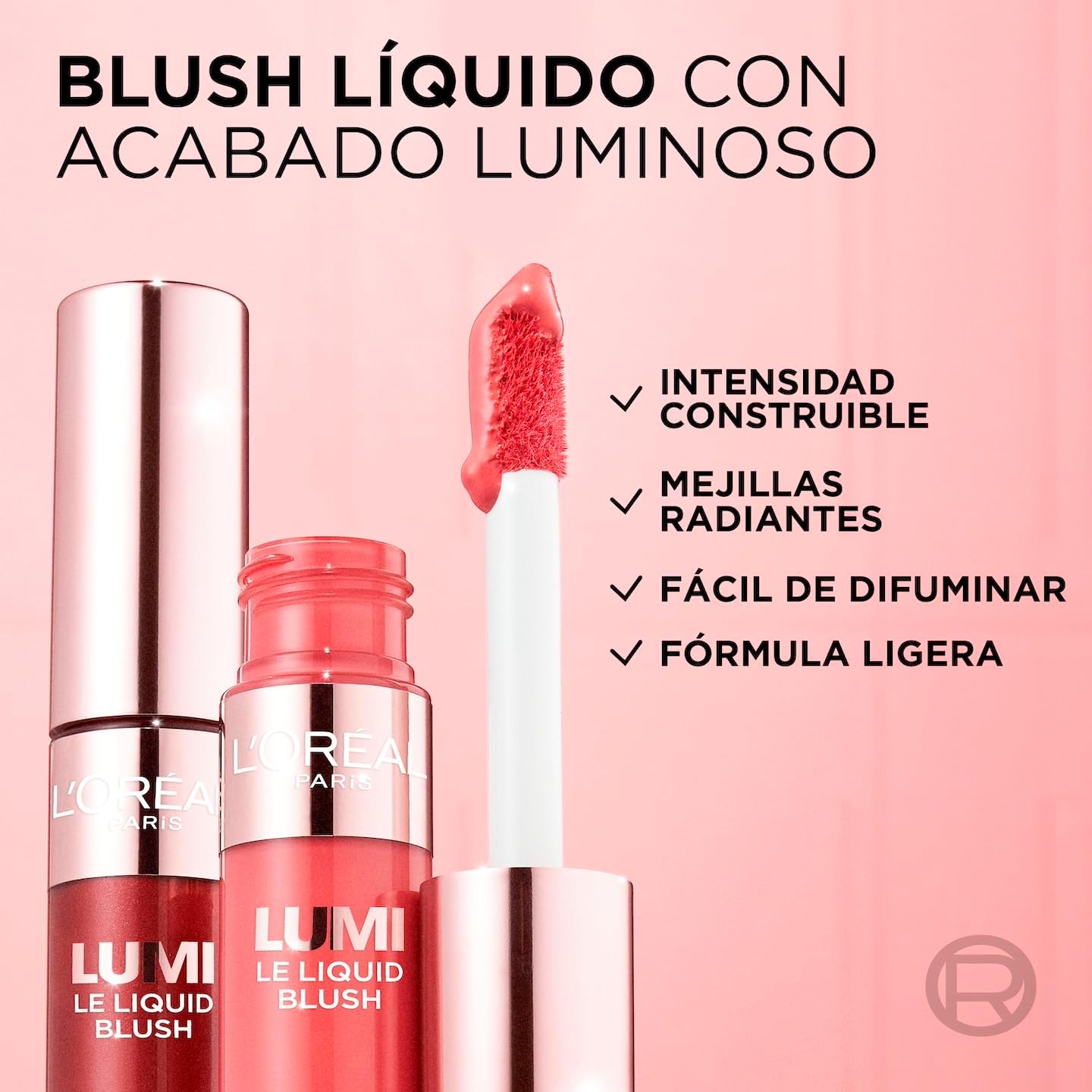 L'Oréal Paris Lumi Blush rubor líquido acabado glowy luminoso