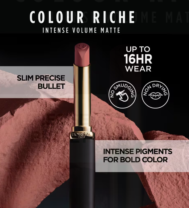 L'Oréal Paris Color Riche Labial Mate Tono 163 le coral irreverent