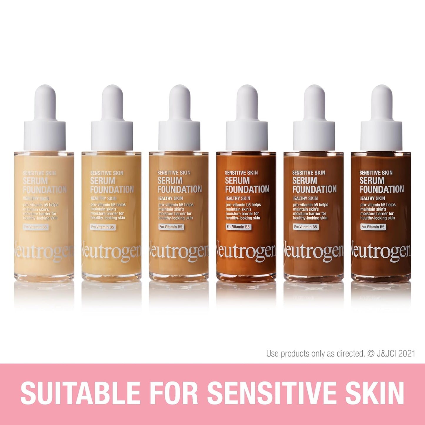 Neutrogena Sensitive Skin Serum Foundation Tono Medium Deep 02