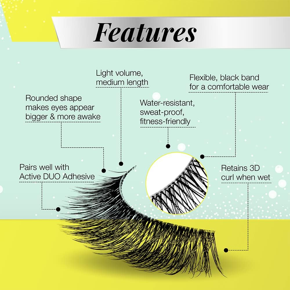 Ardell Pestañas postizas Active lash Gainz