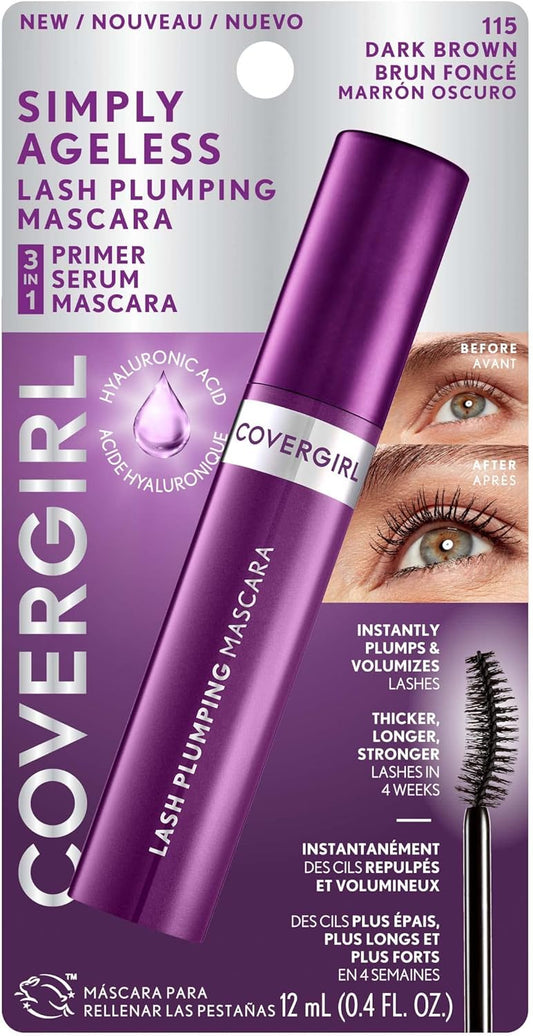 Covergirl Simply Agelless Mascara Tono Dark Brown