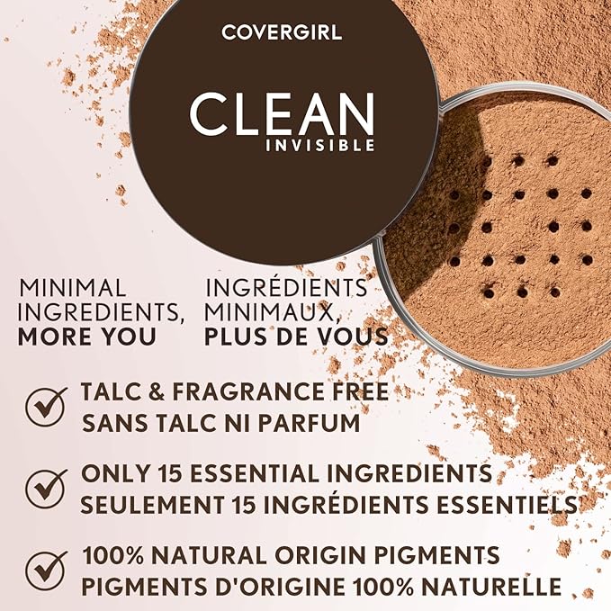 Covergirl Clean Invisible Loose Powder Tono 105