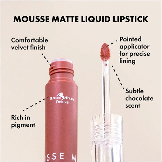 Italia Mousse Matte Labial líquido mate