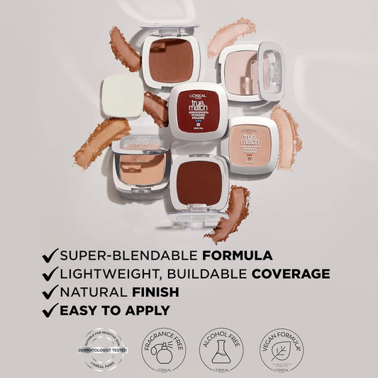 L'Oreal Paris Polvo compacto True Match Tono N3 light medium