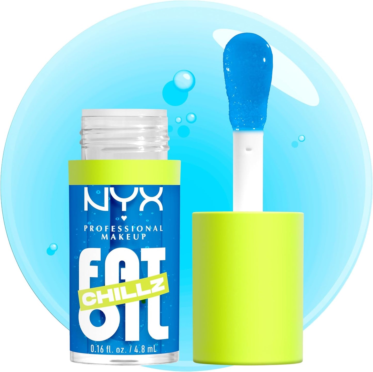 Nyx Professional Makeup Fat Oil Chillz. Gloss Brillo labial hidratante con efecto jugoso