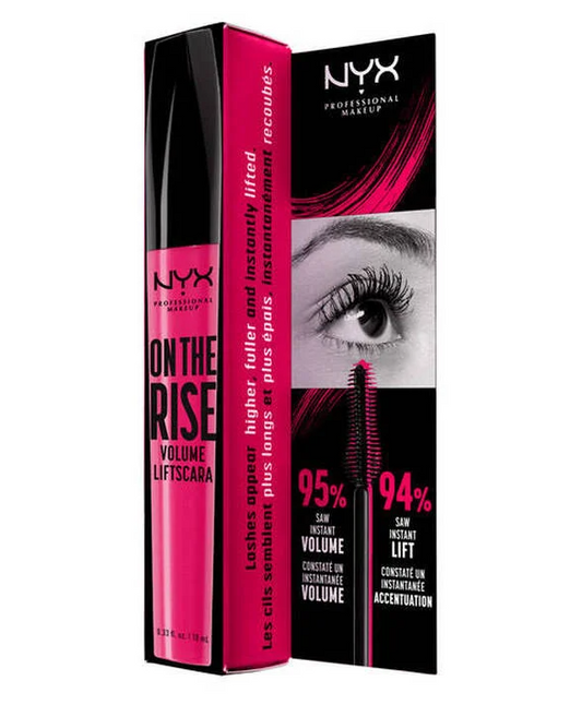 Nyx Professional Makeup, On The Rise Mascara de pestanas voluminizadora Tono negro