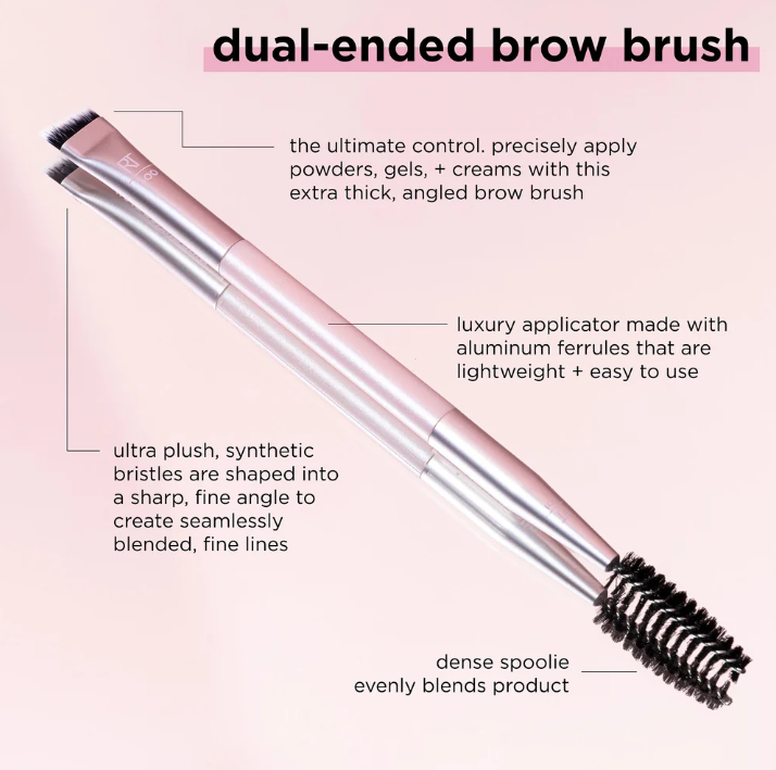 Real Techniques Brocha para cejas Dual Ended