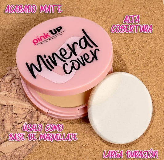 Pink UP Maquillaje en polvo Mineral Cover