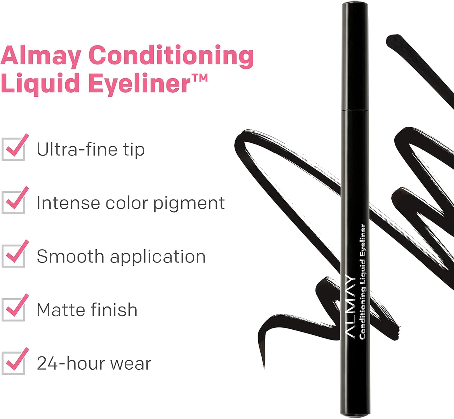 Almay Delineador Líquido Conditioning Liquid Eyeliner Tono Brown
