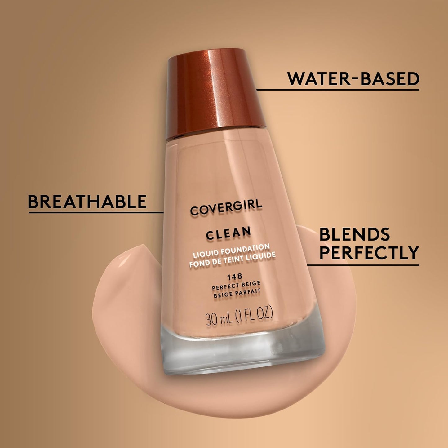 Covergirl Clean Matte Liquid Foundation Oil control Anti Luisance