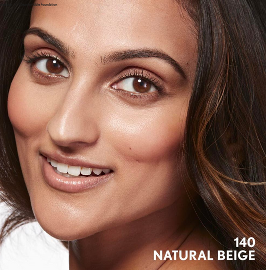 Covergirl Base De Maquillaje Covergirl Clean Invisible, Cremosa Y Natural, Fórmula Difuminable, Cobertura Modulable Tono 140 Natural beige