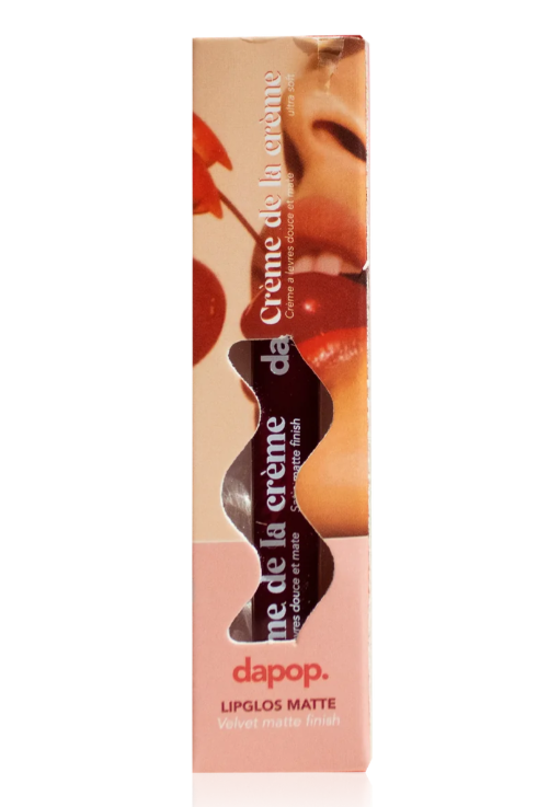 dapop Créme de la créme lipglos matte Tono Savage