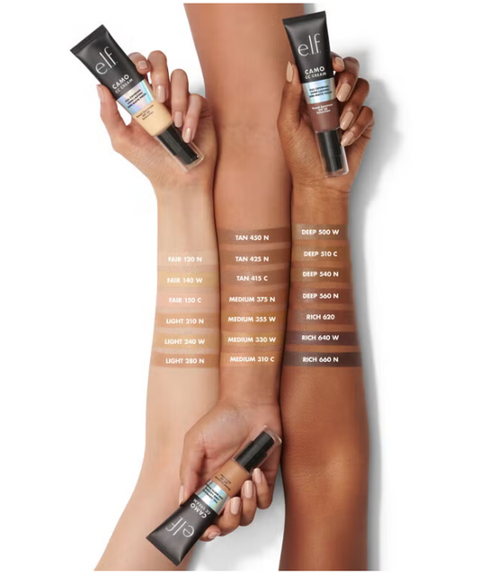 e.l.f. Camo CC Cream Base de cobertura completa corrección de color con SPF 30