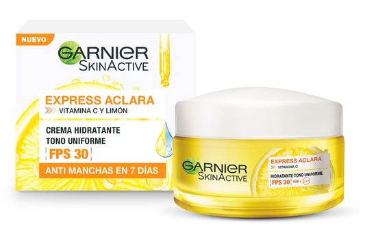 Garnier Express Aclara Gel crema hidratante con Vitamina C