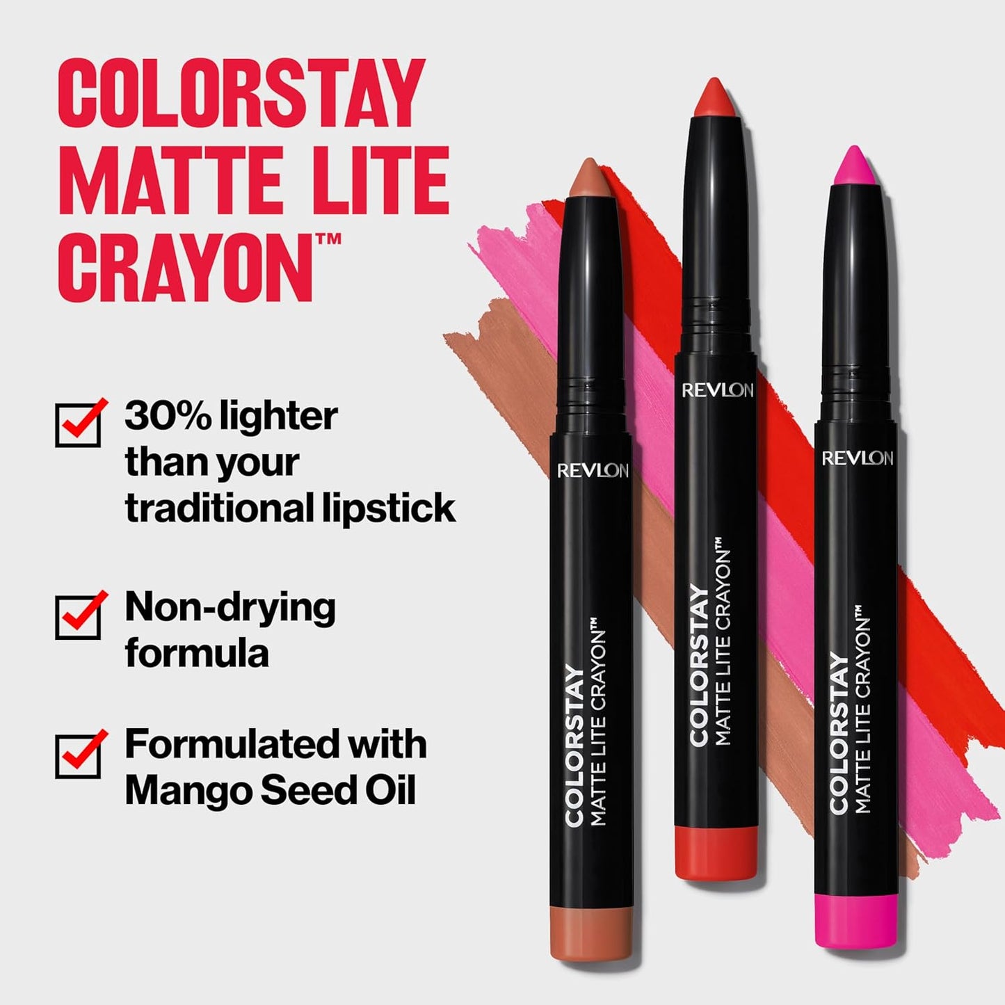 Revlon Colorstay Matte Lite Crayon Tono 008 she's fly
